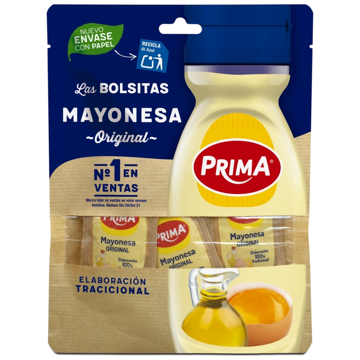 MAYONESA BOLSITAS PRIMA 12X10G