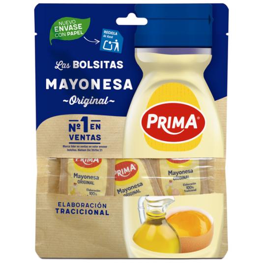 MAYONESA BOLSITAS PRIMA 12X10G