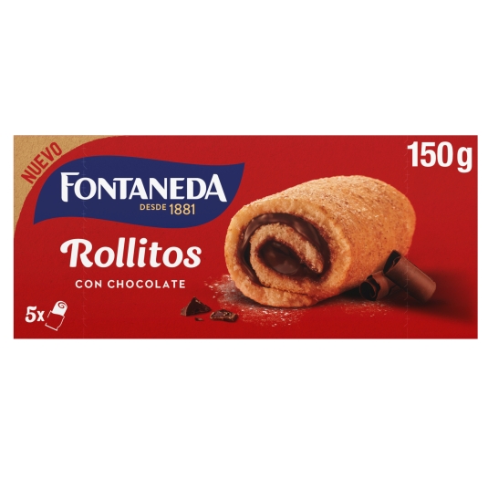 ROLLITOS C/CHOCOLATE FONTANEDA 150G