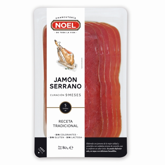 JAMON SERRANO NOEL 80G