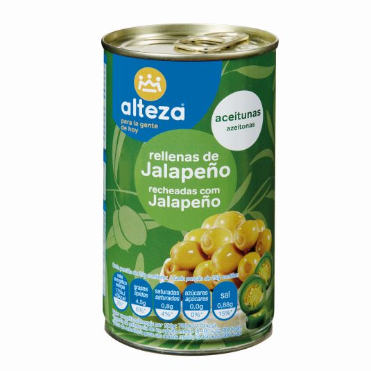 ACEITUNAS R/JALAPEÑO ALTEZA 150G