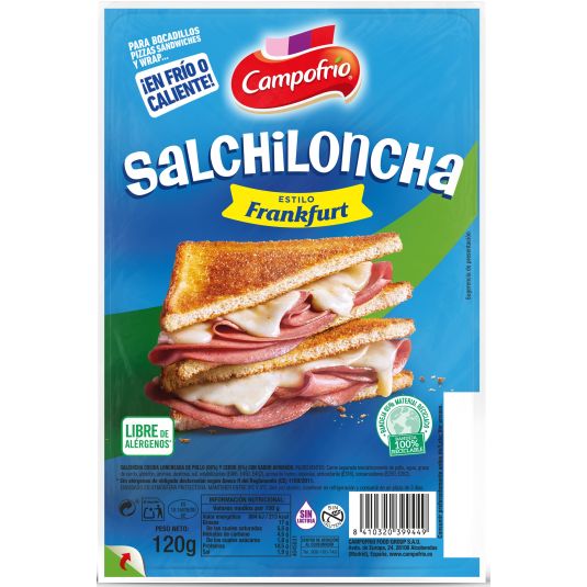 SALCHICHAS FRANKFURT CAMPOFRIO LONCHAS
