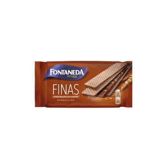 BARQUILLOS FINAS CHOCO/LECHE FONTANEDA