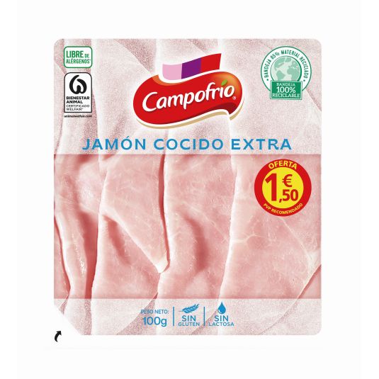 JAMON COCIDO CAMPOFRIO 100G