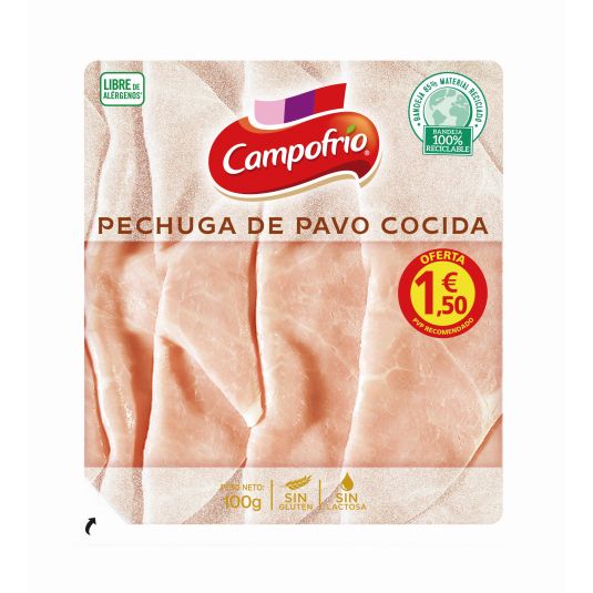PECHUGA PAVO CAMPOFRIO 100G
