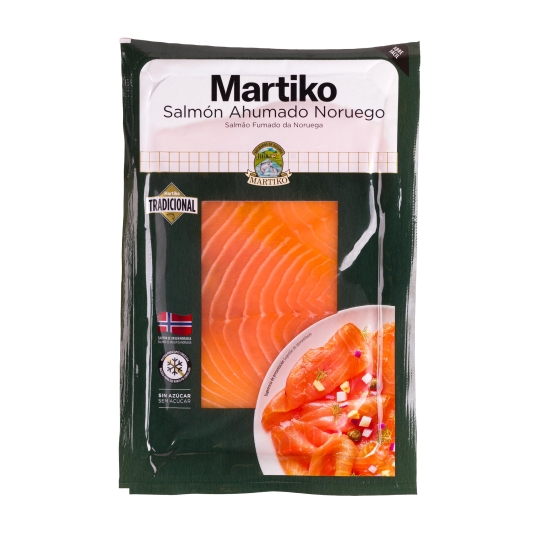 SALMON NORUEGO AHUMADO MARTIKO 80G