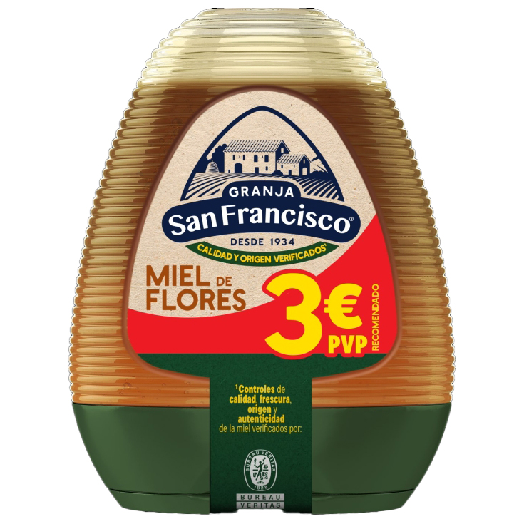 MIEL FLORES GRANJA SAN FRANCISCO 350G