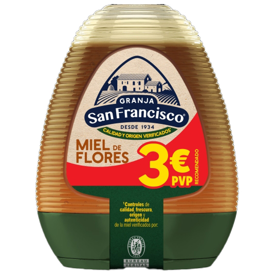 MIEL FLORES GRANJA SAN FRANCISCO 350G