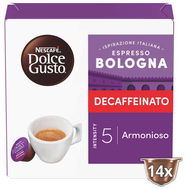DOLCE GUSTO ESPRESSO BOLOGNA DESC.14CAP