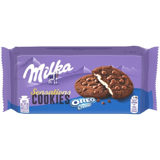 GALLETAS COOKIES SENSA. MILKA OREO 156 g