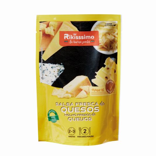 SALSA FRESCA 4 QUESOS RIKISSSIMO 180G