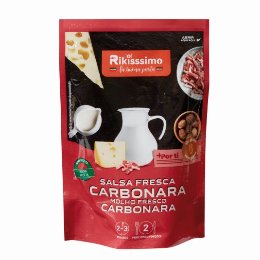 SALSA FRESCA CARBONARA RIKISSSIMO 180G