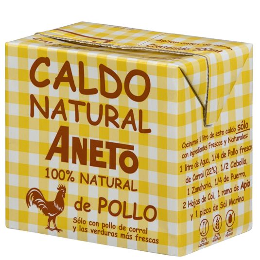 CALDO NATURAL POLLO ANETO 500ML