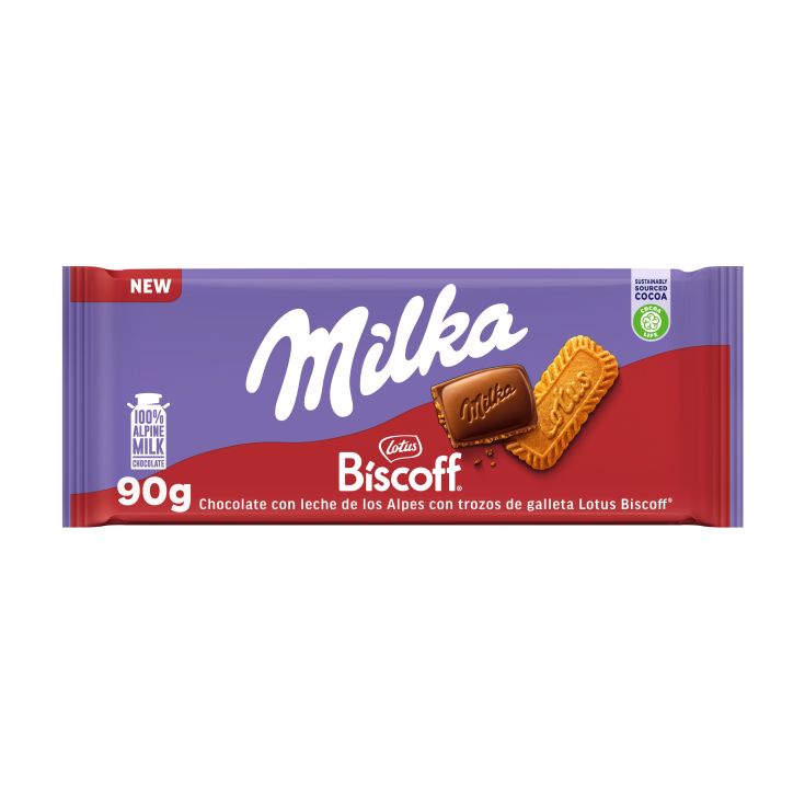 CHOCOLATE BISCOFF MILKA 90G