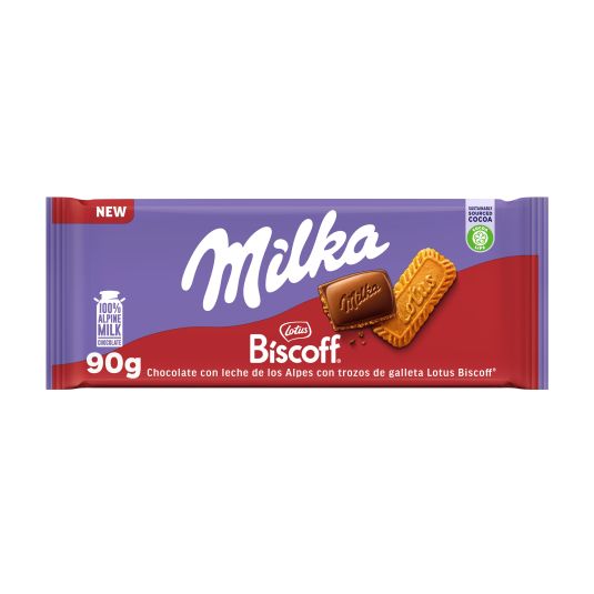 CHOCOLATE BISCOFF MILKA 90G