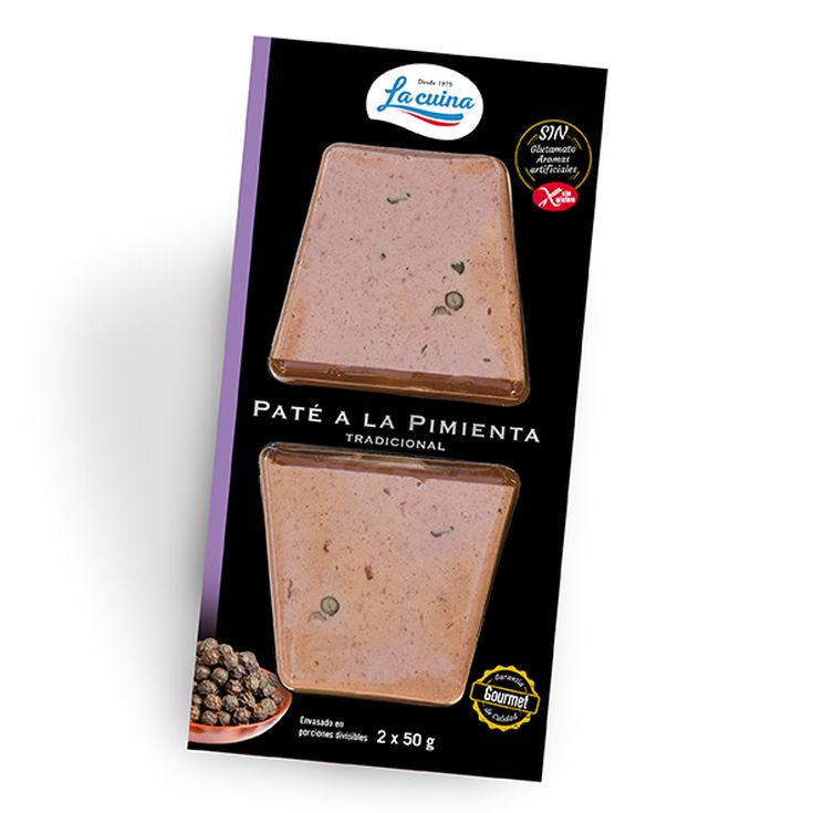 PATÉ PIMIENTA LA CUINA 2X50G