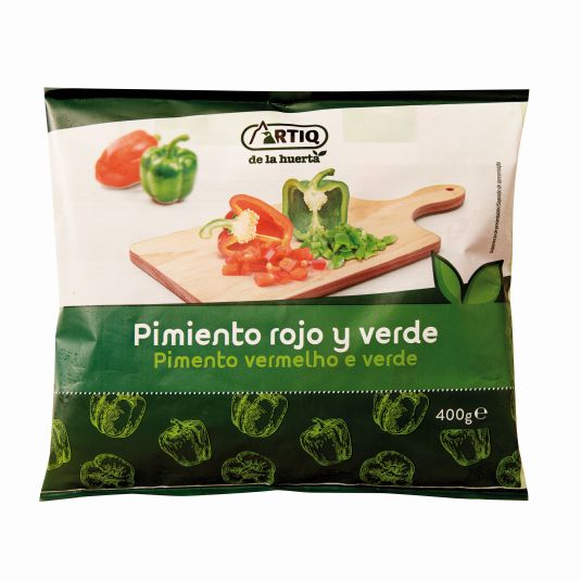 PIMIENTO ROJO Y VERDE ARTIQ 400G