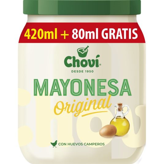MAYONESA ORIGINAL CHOVI 420ML+80ML