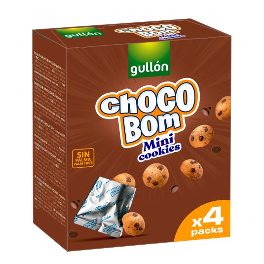 CHOCO BOM MINI COOKIES GULLON 160G