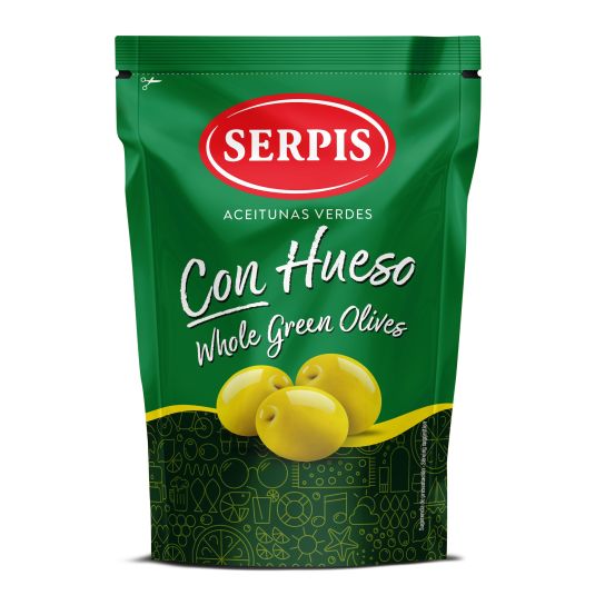 ACEITUNA MANZANILLA C/HUESO SERPIS 175G
