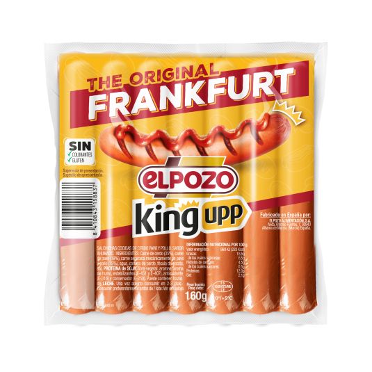 SALCHICHAS FRANKFURT ELPOZO 160G