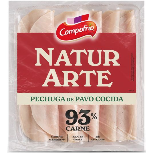 PECHUGA PAVO 93% NATURARTE105G