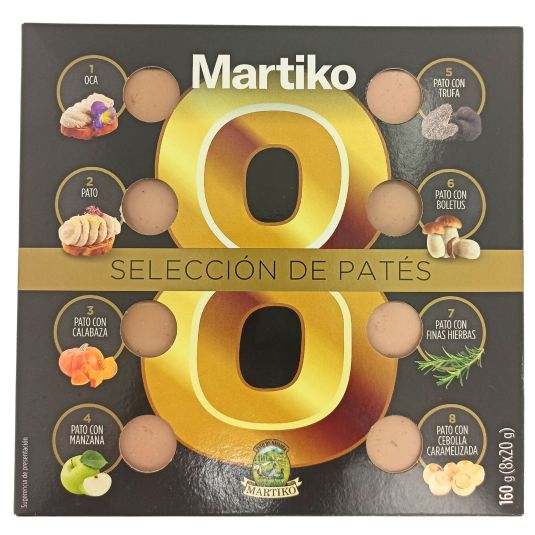SELECCION DE PATES MARTIKO 8X20G