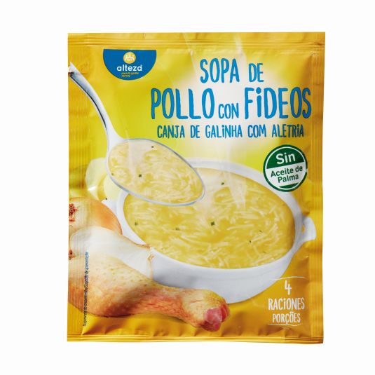 SOPA POLLO C/FIDEOS ALTEZA 72G