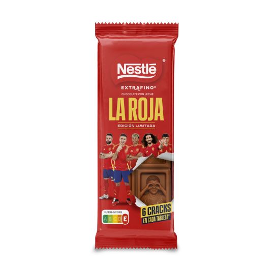 CHOCOLATE EXTRAFINO C/LECHE LA ROJA 90G