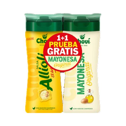 PACK ALIOLI 250ML+MAYONESA 250ML CHOVI