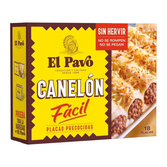 CANELONI EL PAVO 125G