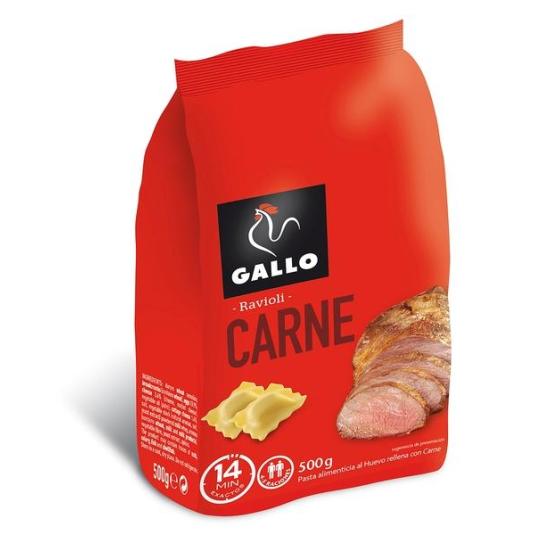 RAVIOLI CARNE GALLO 500G