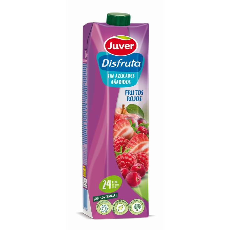 DISFRUTA JUVER FRUTOS ROJOS 1L