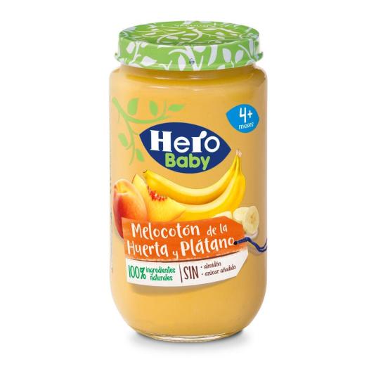 HERO BABY MELOCOTÓN/PLATANO 235G