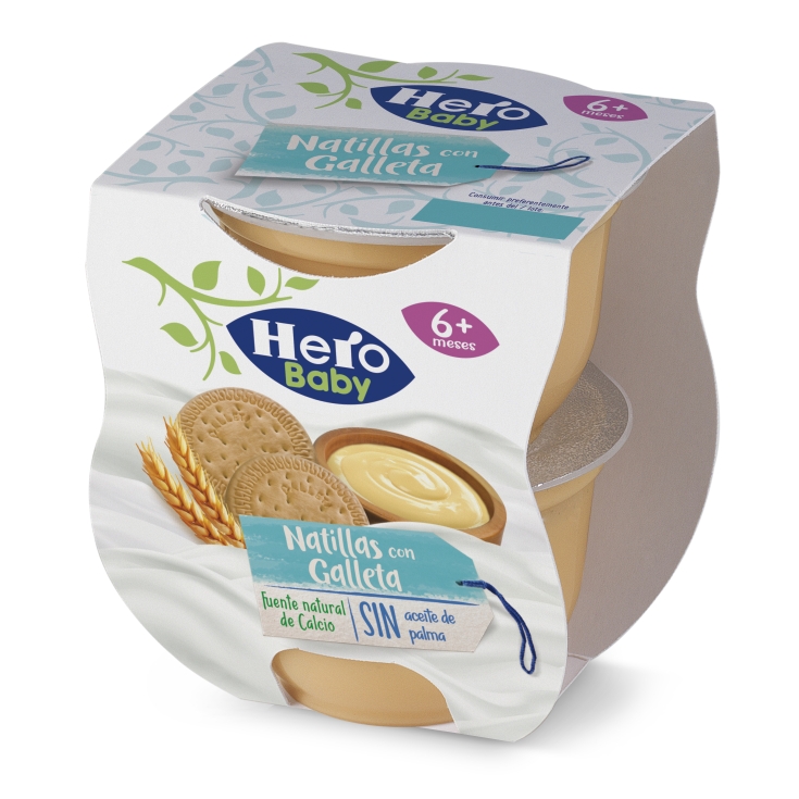 HERO BABY NATILLAS/GALLETAS 2X130G