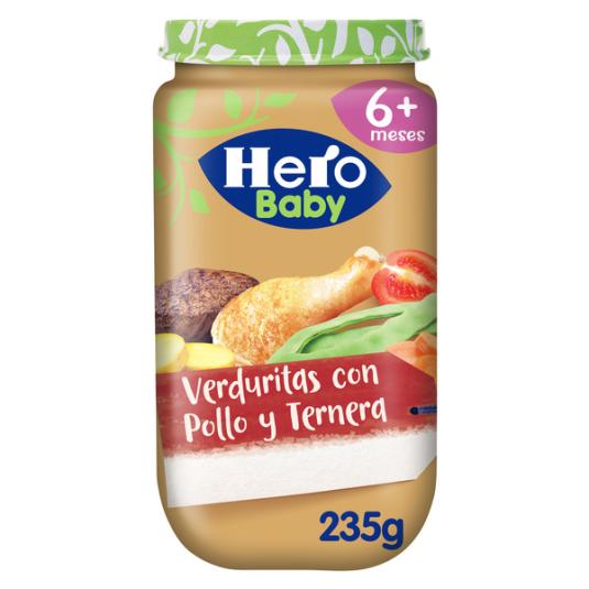 HERO BABY POLLO/TERNERA/VERDURAS 235G