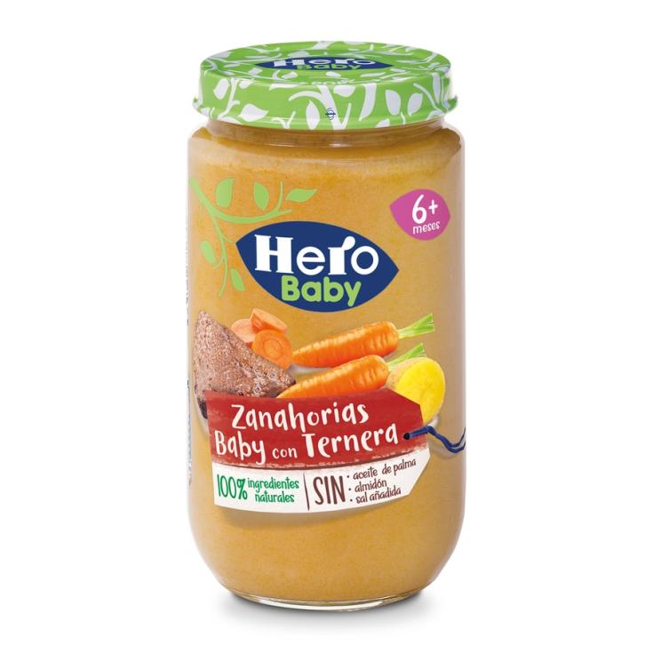 HERO BABY TERNERA/ZANAHORIA 235G - Supermercados Ruiz Galan