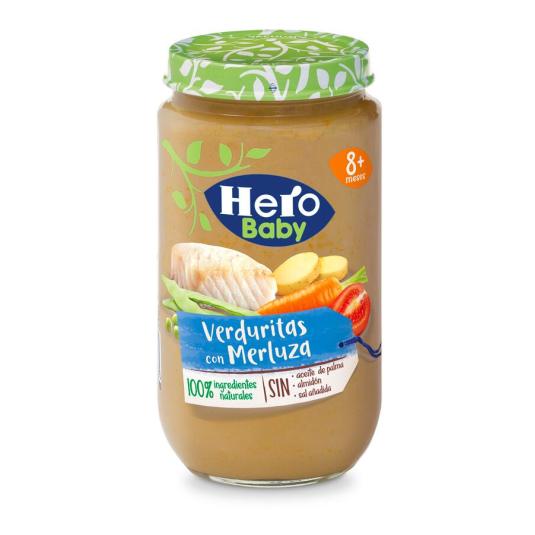 HERO BABY MERLUZA/VERDURA 235G