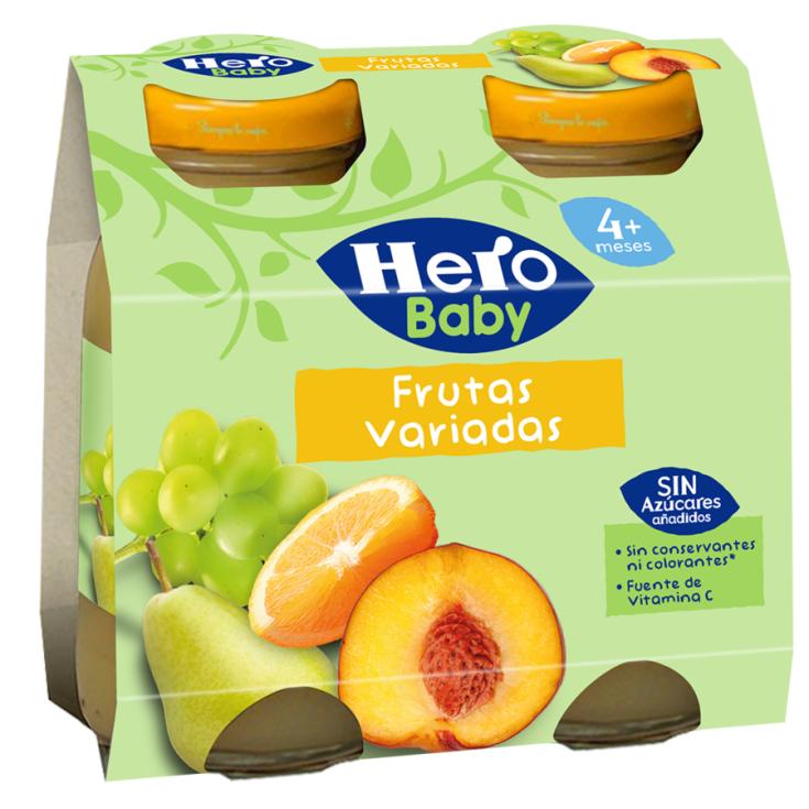 ZUMO FRUTAS VARIADAS HERO 2X130ML