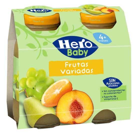 ZUMO FRUTAS VARIADAS HERO 2X130ML