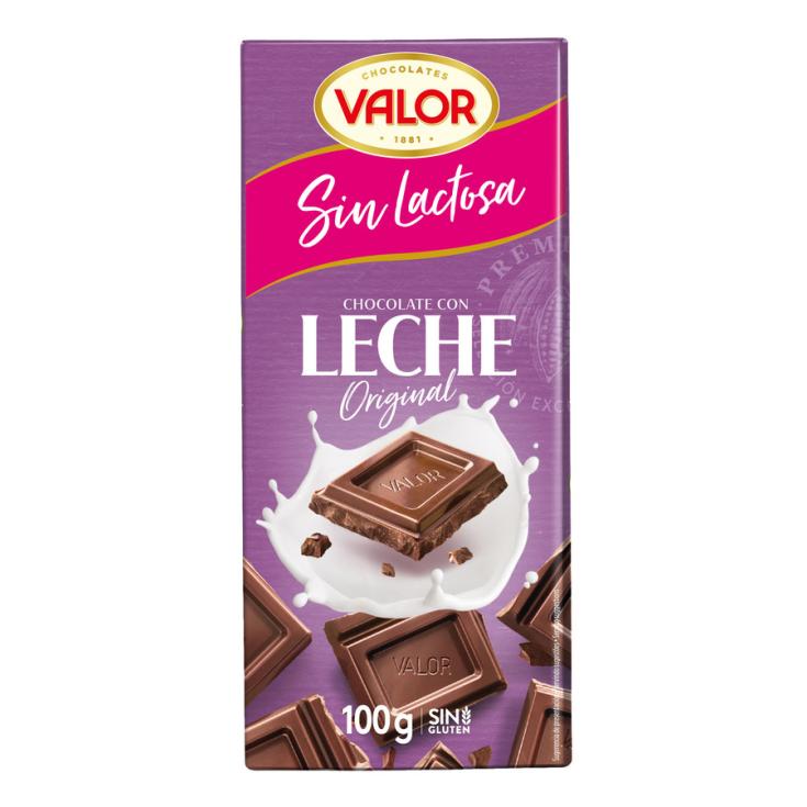 CHOCOLATE C/LECHE S/LACTOSA VALOR 100G