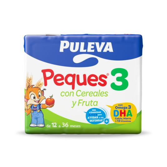 LECHE PULEVA PEQUES-3 CERERALES/FRUTA P3