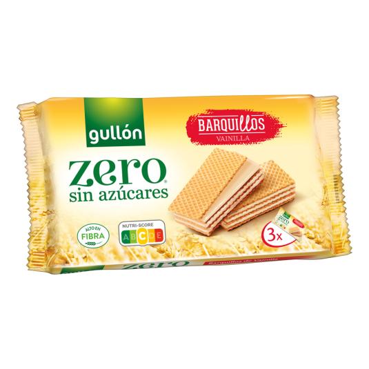 GALLETAS ZERO WAFFER VAINILLA GULLON 180