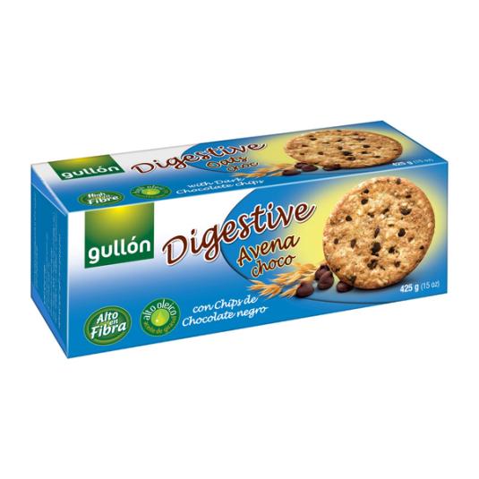 GALLETAS DIGESTIVE CHOCO/AVENA GULLON