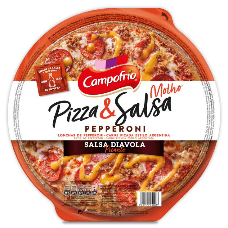 PIZZA & SALSA PEPPERONI PICANTE CAMPOFRI