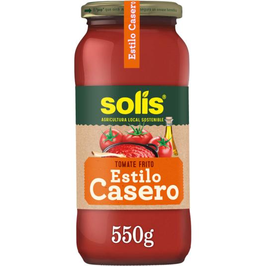 TOMATE FRITO CASERO SOLIS FRASCO 550G