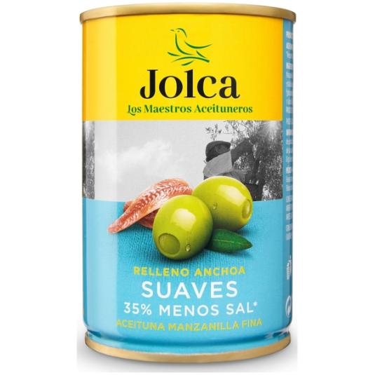 ACEITUNA R/ANCHOAS SUAVE JOLCA 130G