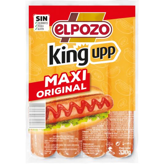 SALCHICHAS KING ORIGINAL ELPOZO 330G