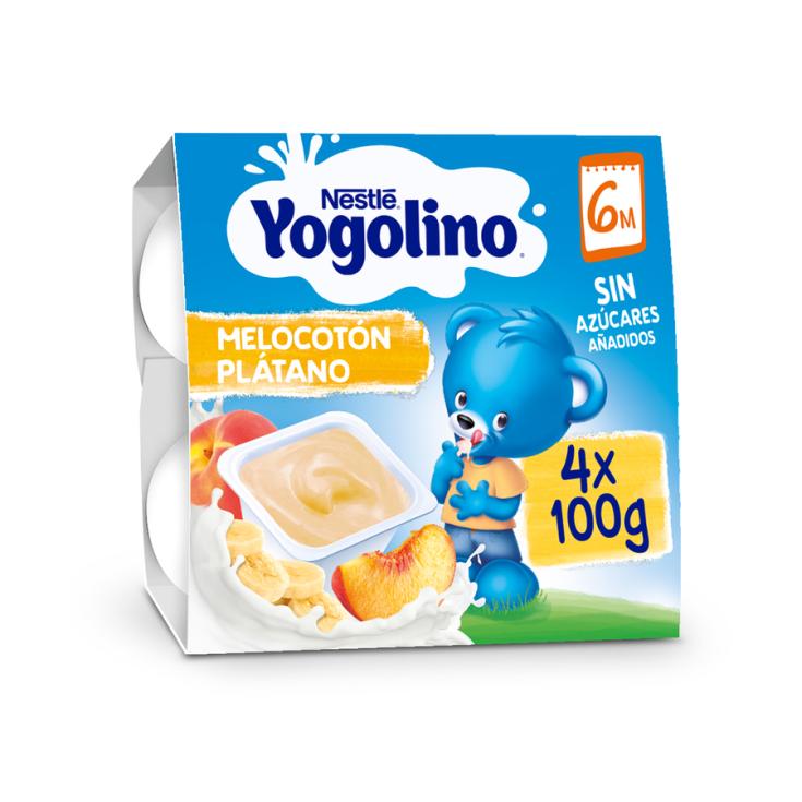 YOGOLINO MELOCOTON S/AZUCAR 4X100G