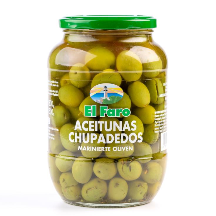 ACEITUNA CHUPADEOS FARO 850ML